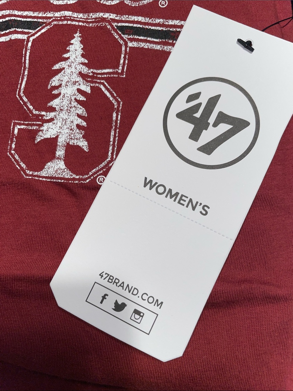 47 Stanford Maroon ‘BELIEVER FRANKIE’ Tee - Picture 5 of 5